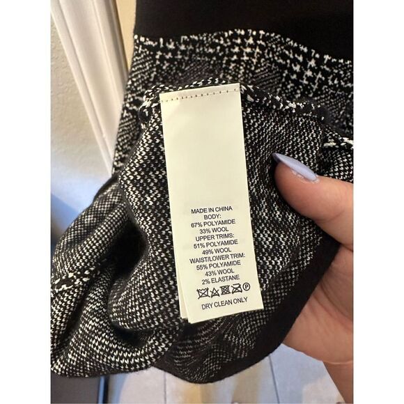 Kate Spade Out West Mod Plaid Knit Sweater Swing Dress Size Small OUMU1094 - Picture 11 of 13